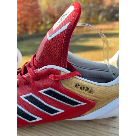 Adidas Copa Soccer/Football Cleats EST 1982 Red/White Men's Size 7 German Design - Picture 9 of 14